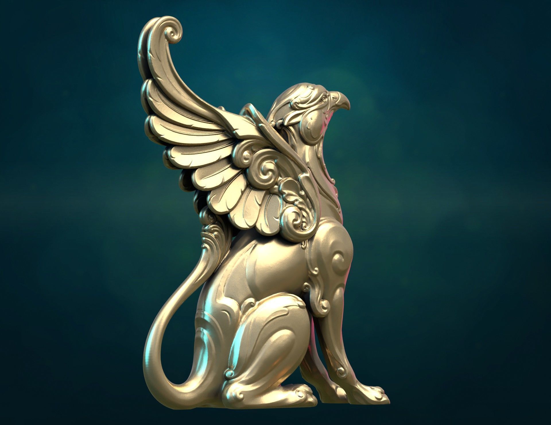 Griffin Gryfon IIa 3D print model_4