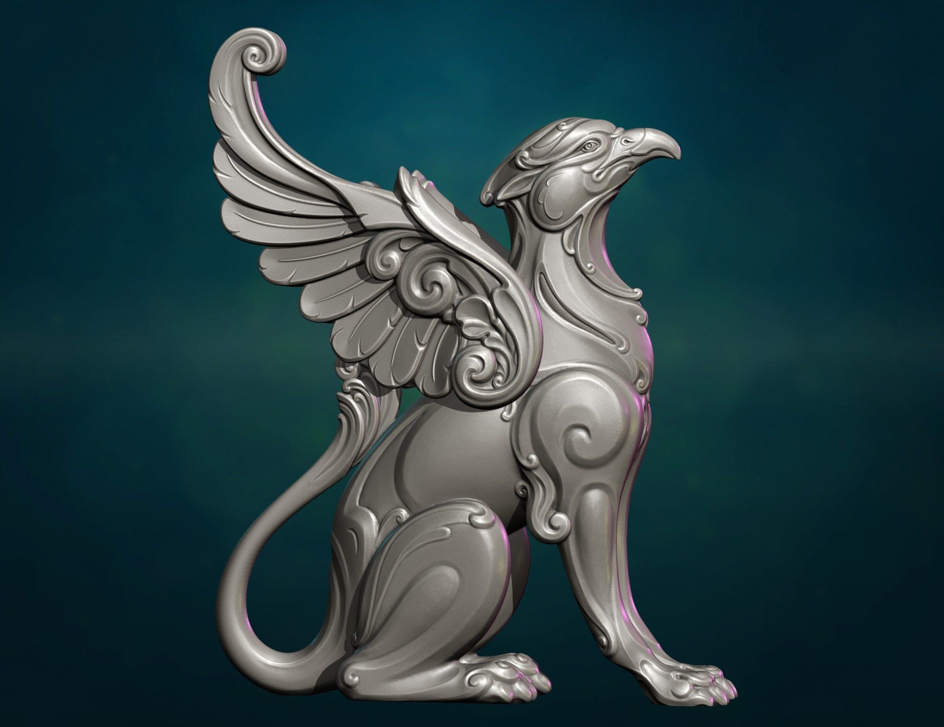 Griffin Gryfon IIa 3D print model_2