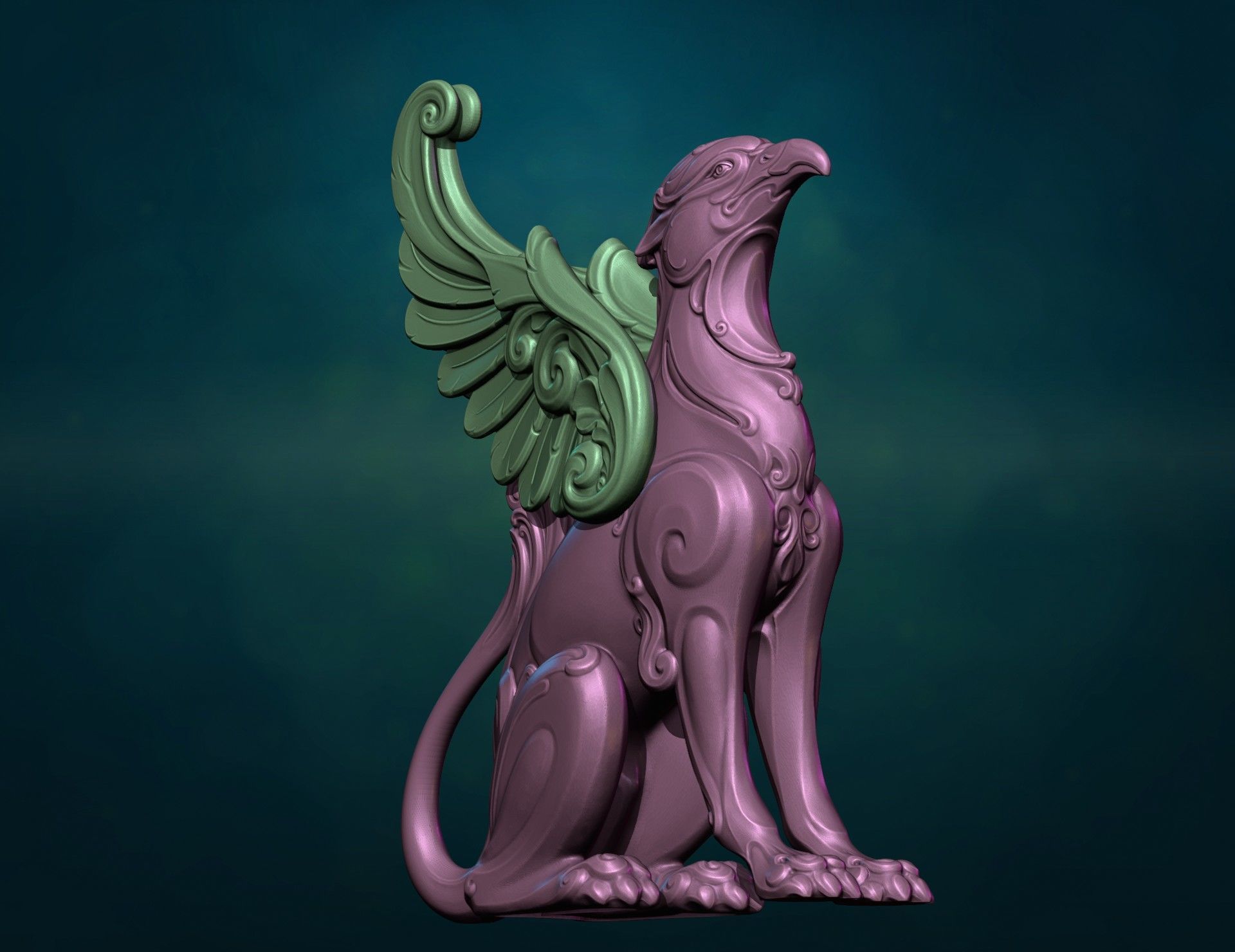 Griffin Gryfon IIa 3D print model_3