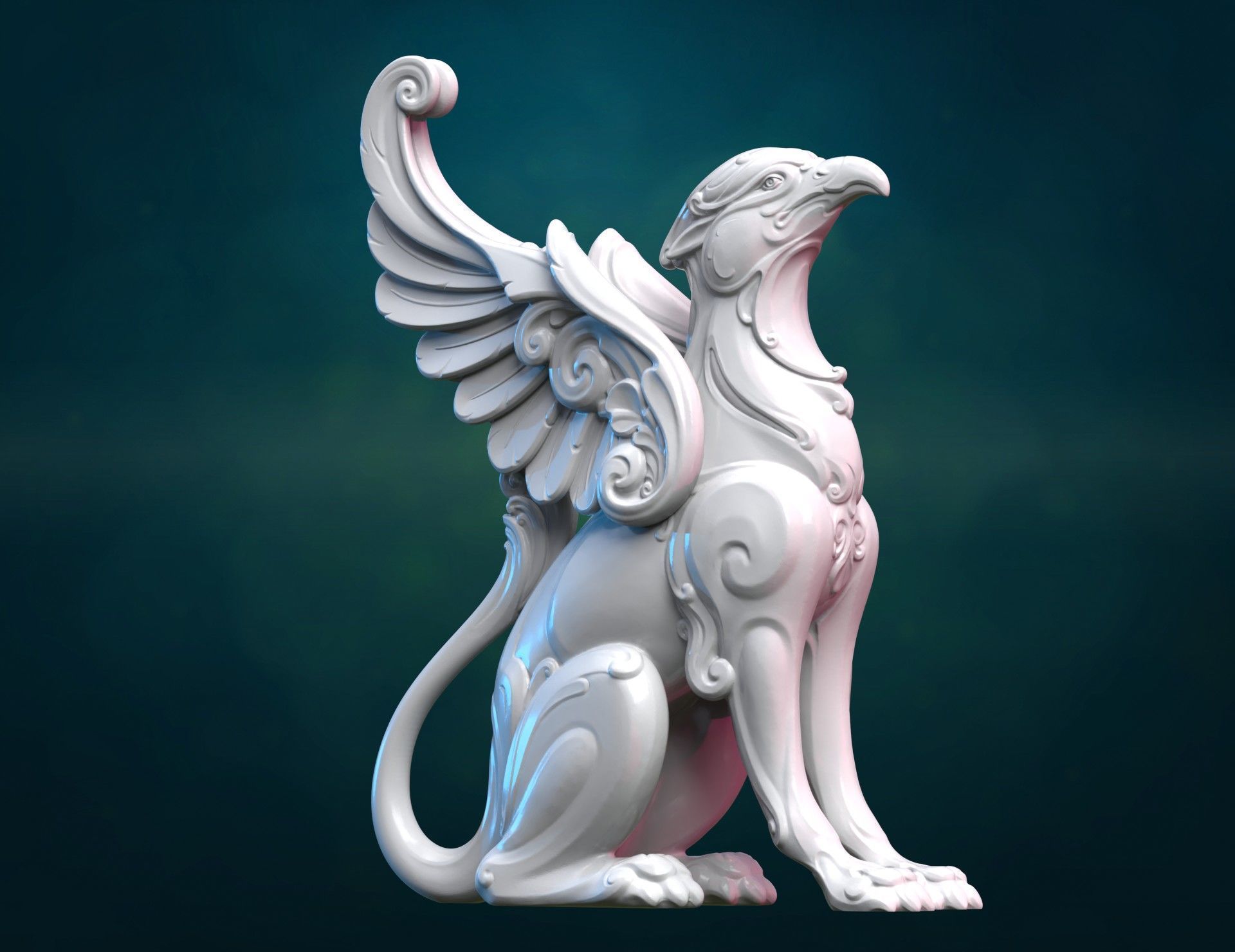 Griffin Gryfon IIa 3D print model_9