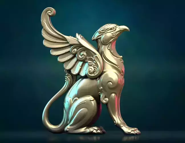 Griffin Gryfon IIa 3D print model Griffin Gryfon IIa 3D print model