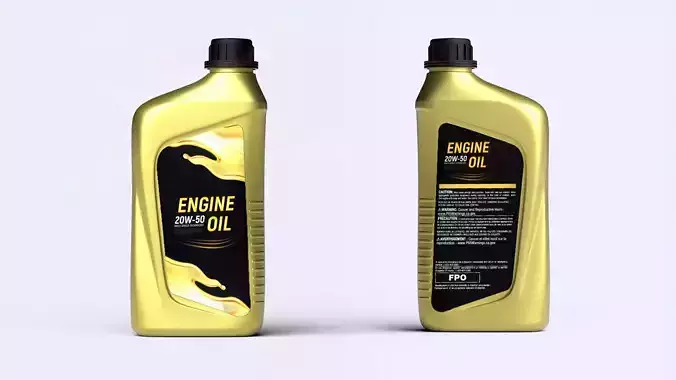 Engine Oil Bottle 20W-50 