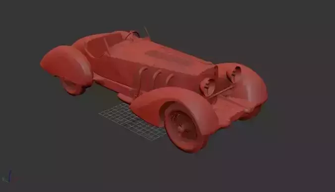 Mercedes Benz SSK Trossi Roadster 1930 