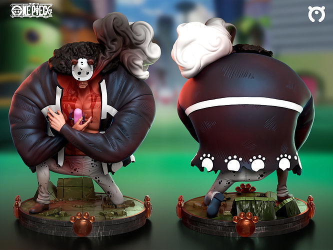 Kuma y Bonney - One Piece 3D print model