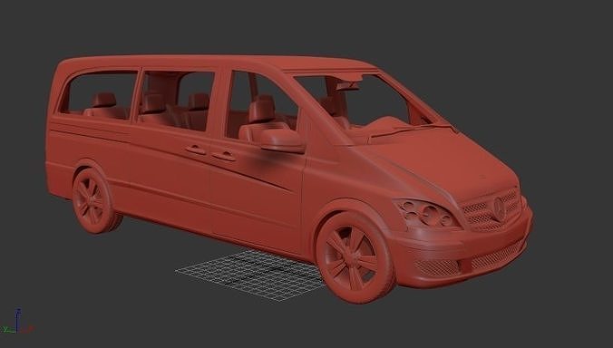 Mercedes Benz Viano extralong 2011 3D print model