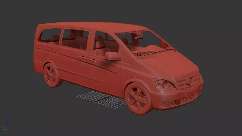 Mercedes Benz Viano long 2011 3D print model_0