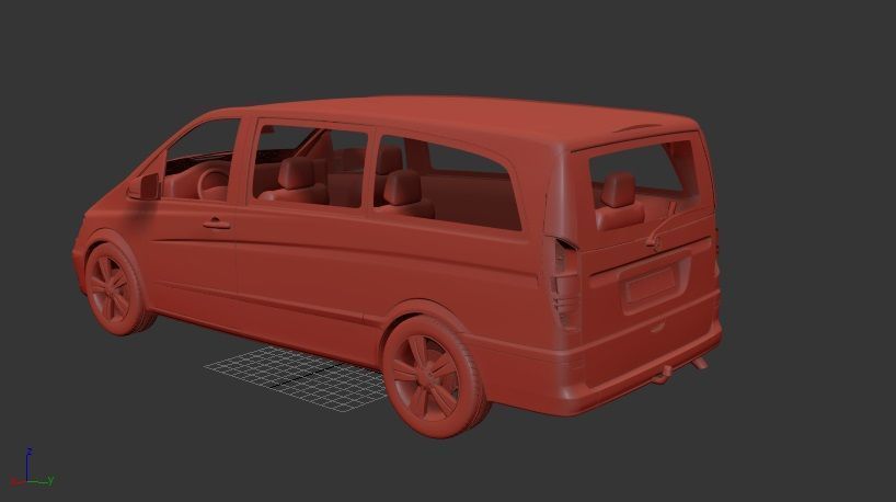 Mercedes Benz Viano long 2011 3D print model_2