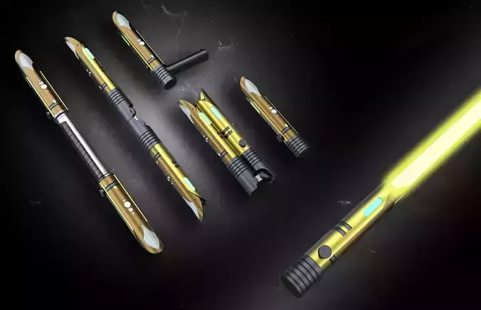 Jedi Temple Guard functional lightsaber