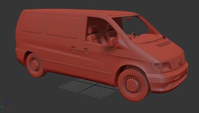 Mercedes Benz Vito Mk1 W638 PanelVan 1996 3D print model