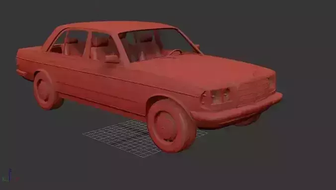 Mercedes Benz W123 sedan 1975