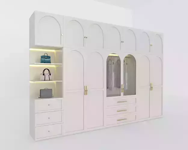 Classic Arched Door Wardrobe