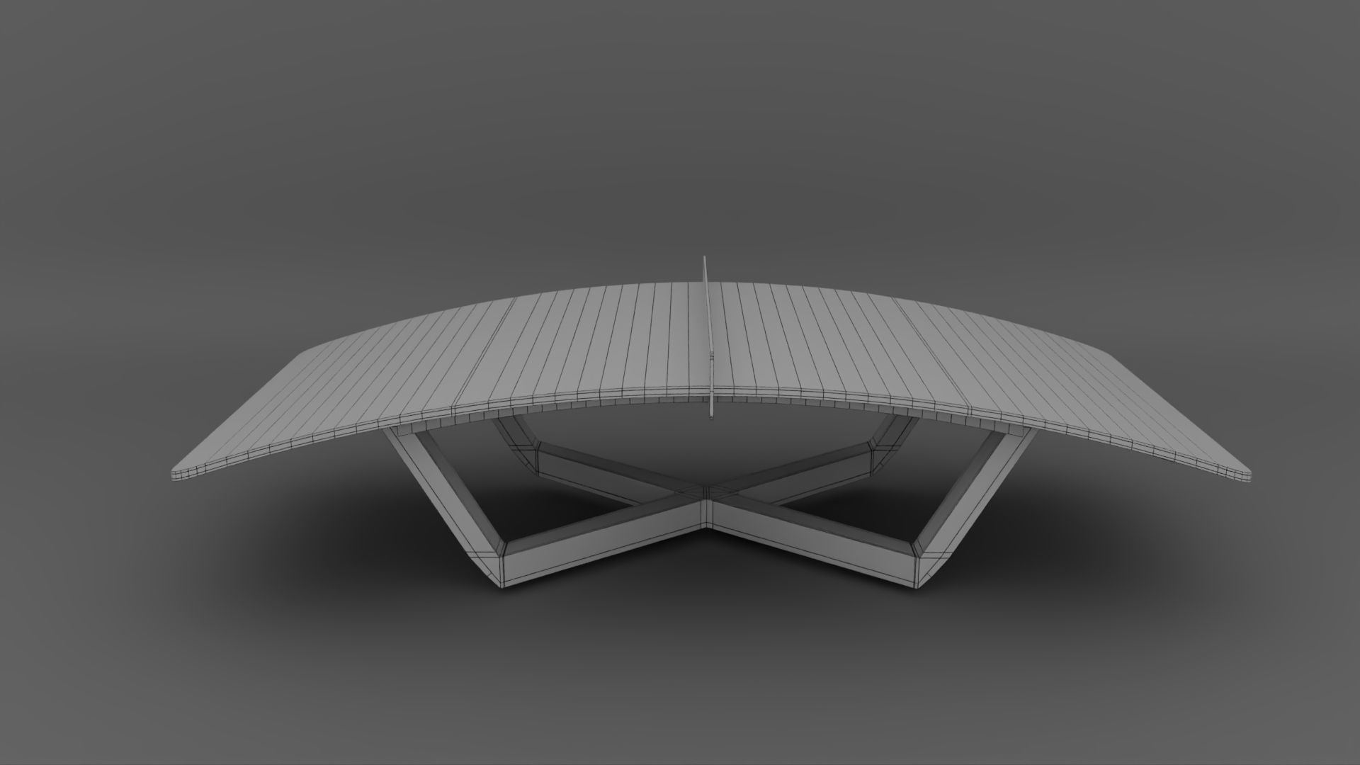 teqball table 3D Model 3D model_3