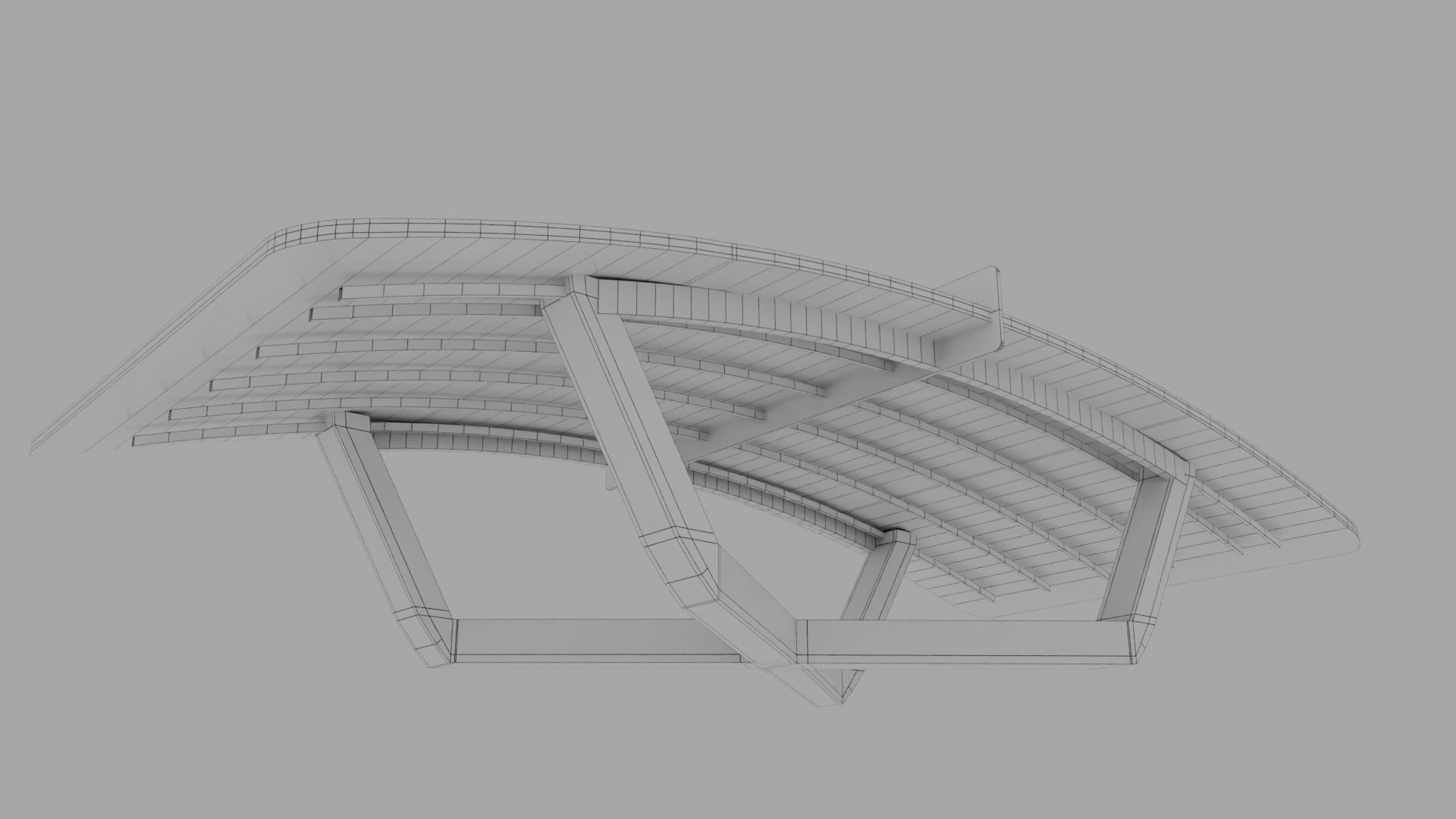 teqball table 3D Model 3D model_7