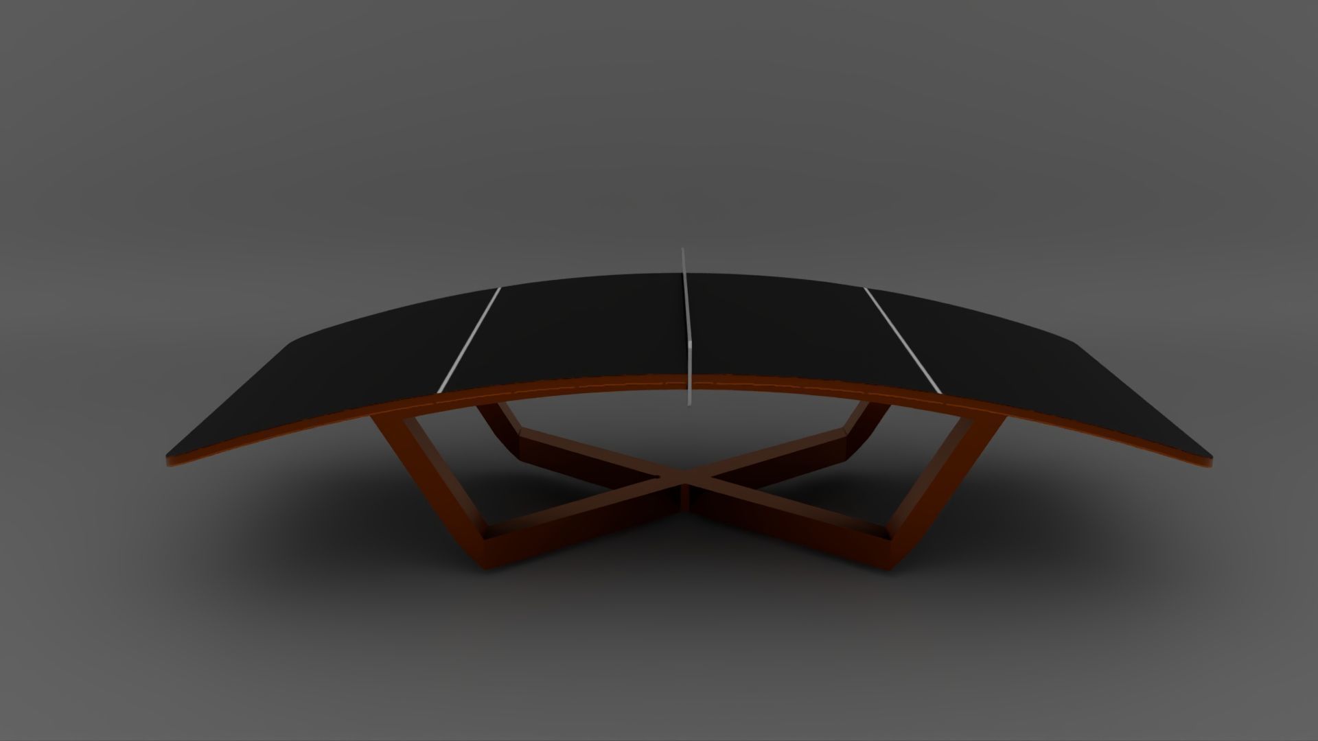 teqball table 3D Model 3D model_2