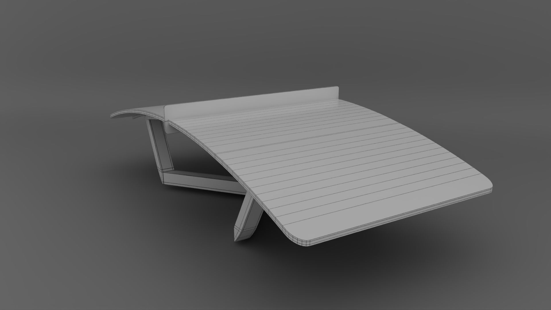 teqball table 3D Model 3D model_5