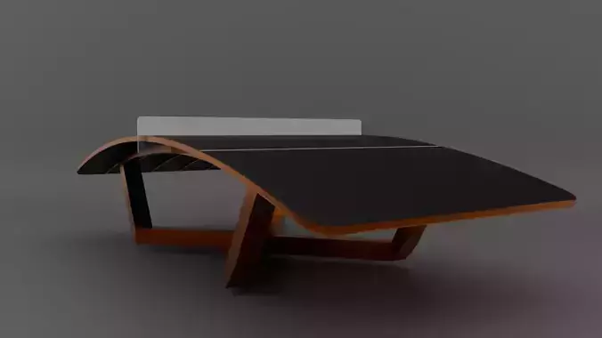teqball table 3D Model 3D model