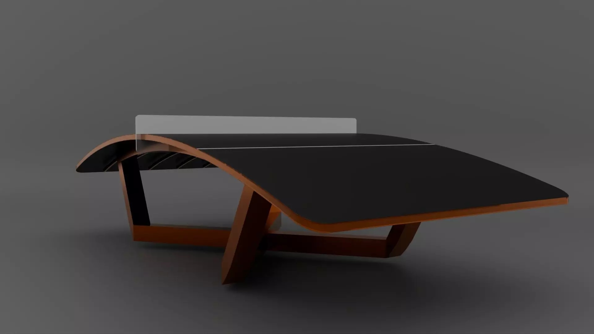 teqball table 3D Model 3D model_0