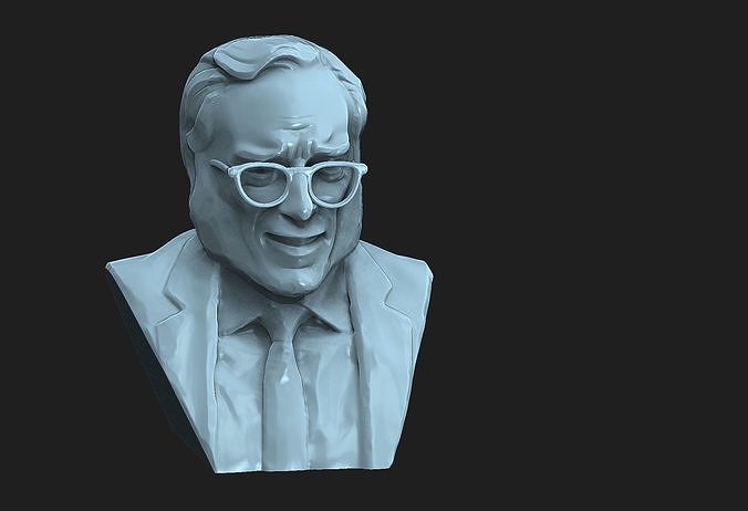 Isaac Asimov 3D print model