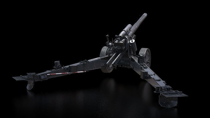 Howitzer FH18 - Cinematic Quality  Game Ready 3D model