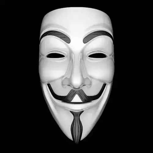 Guyfawkes mask 3D model