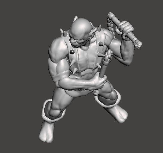 PANTHRO MINIATURE MODEL FIGURE FOR FANTASY GAMES RPG DND 3D print model_7