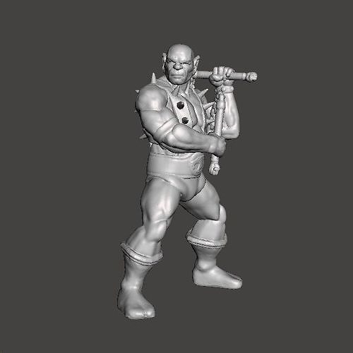 PANTHRO MINIATURE MODEL FIGURE FOR FANTASY GAMES RPG DND 3D print model