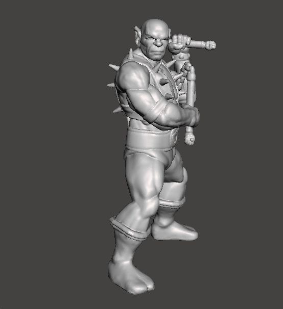 PANTHRO MINIATURE MODEL FIGURE FOR FANTASY GAMES RPG DND 3D print model_4