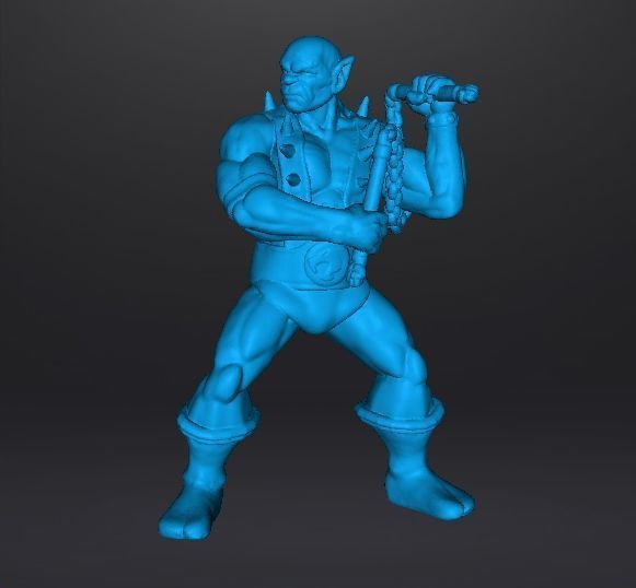 PANTHRO MINIATURE MODEL FIGURE FOR FANTASY GAMES RPG DND 3D print model_10
