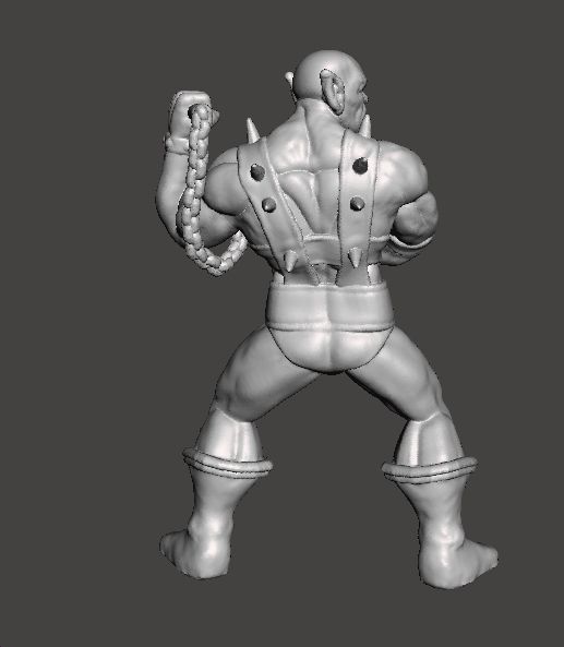 PANTHRO MINIATURE MODEL FIGURE FOR FANTASY GAMES RPG DND 3D print model_6