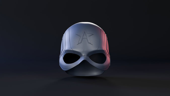  US Agent helmet life-size cosplay 3D print model