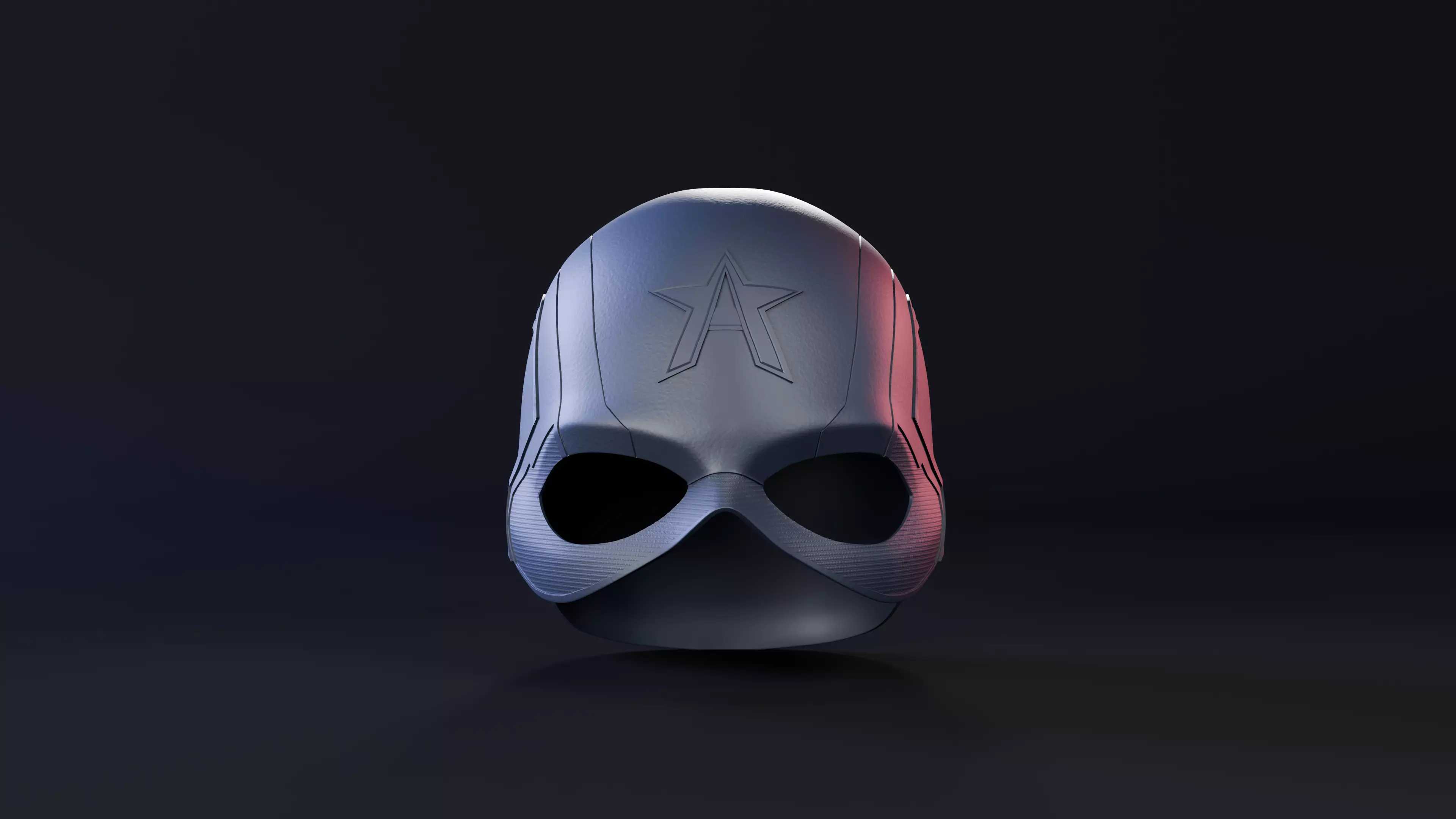  US Agent helmet life-size cosplay 3D print model_0