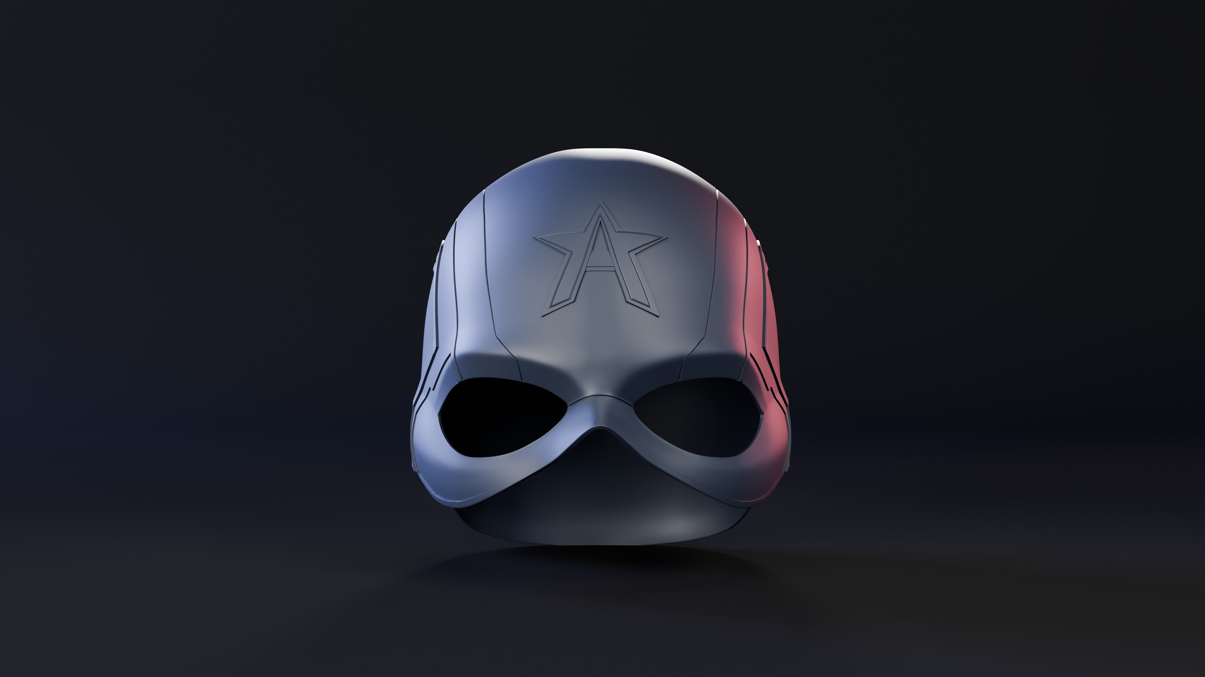  US Agent helmet life-size cosplay 3D print model_2