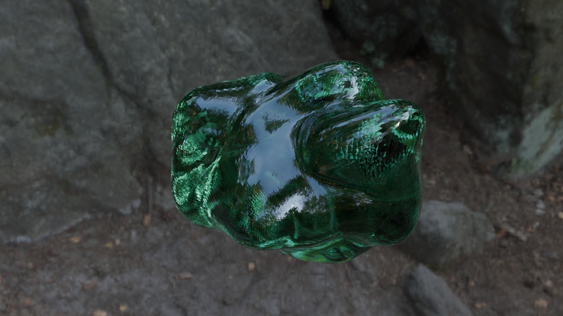 Pure Emerald 3D model_5