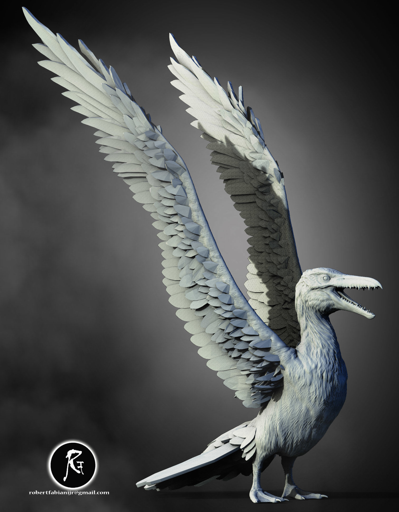 Pelagornis The Giant of the Ancient Skies 3D print model_3