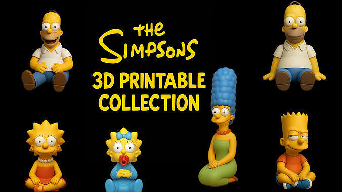 The Simpsons  3D Printable Collection 3D print model