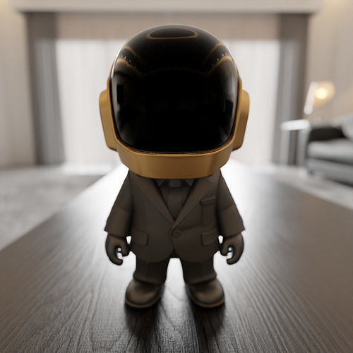 Guy-Manuel  Daft Punk chibi 3D print model