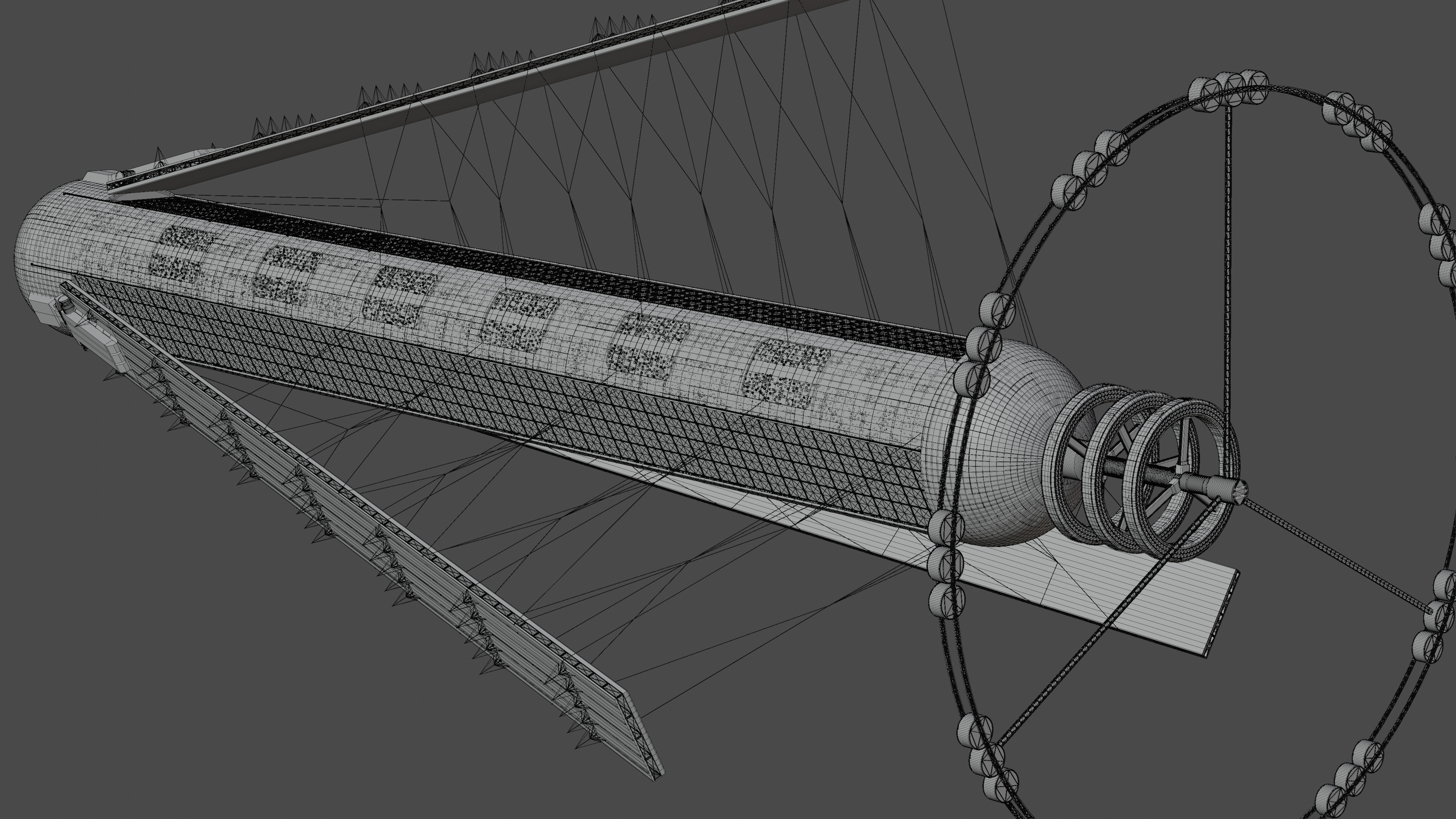 O Neill Cylinder Open-Type 3D model_3