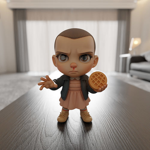 Eleven 3D print model
