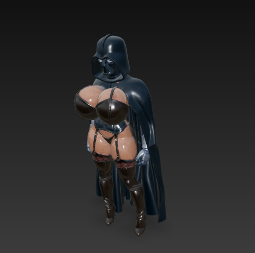 Sexy Darth Vader 3D print model_1