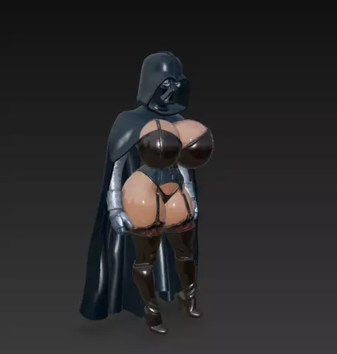 Sexy Darth Vader 3D print model_0