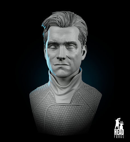 HomeLander Bust - Serious Expression 3D print model