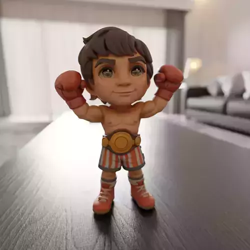 Rocky Balboa chibi