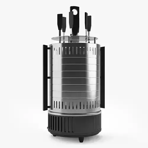 Vertical Rotisserie Electric Grill Barbecue Maker