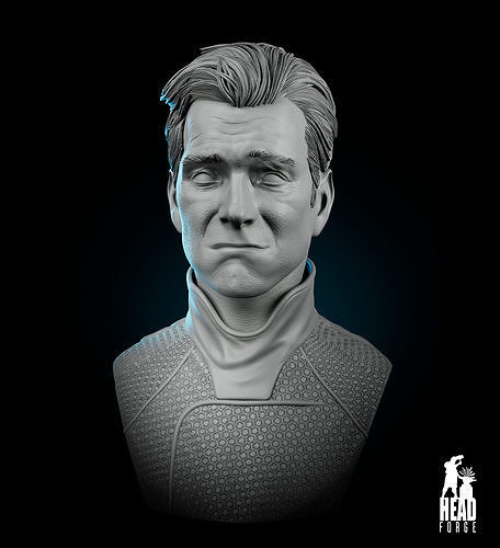HomeLander Bust - Serious Expression 3D print model