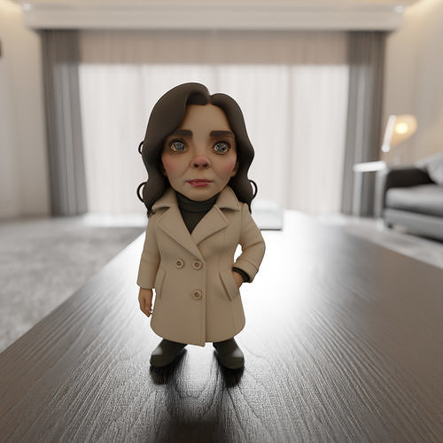 Johanna Constantine chibi 3D print model