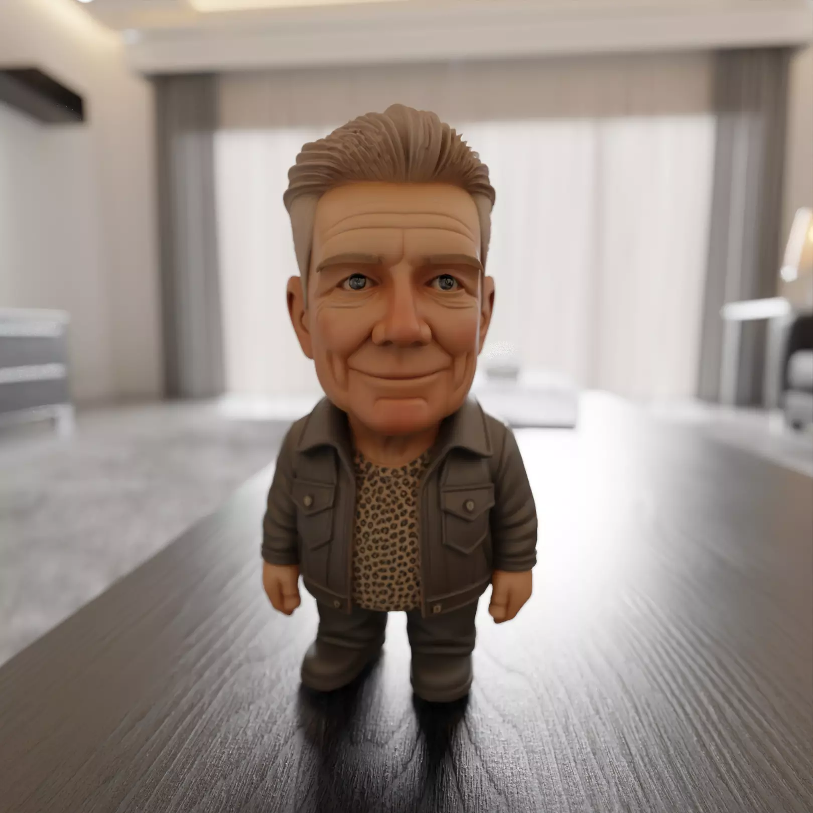 Adam Clayton chibi 3D print model_0