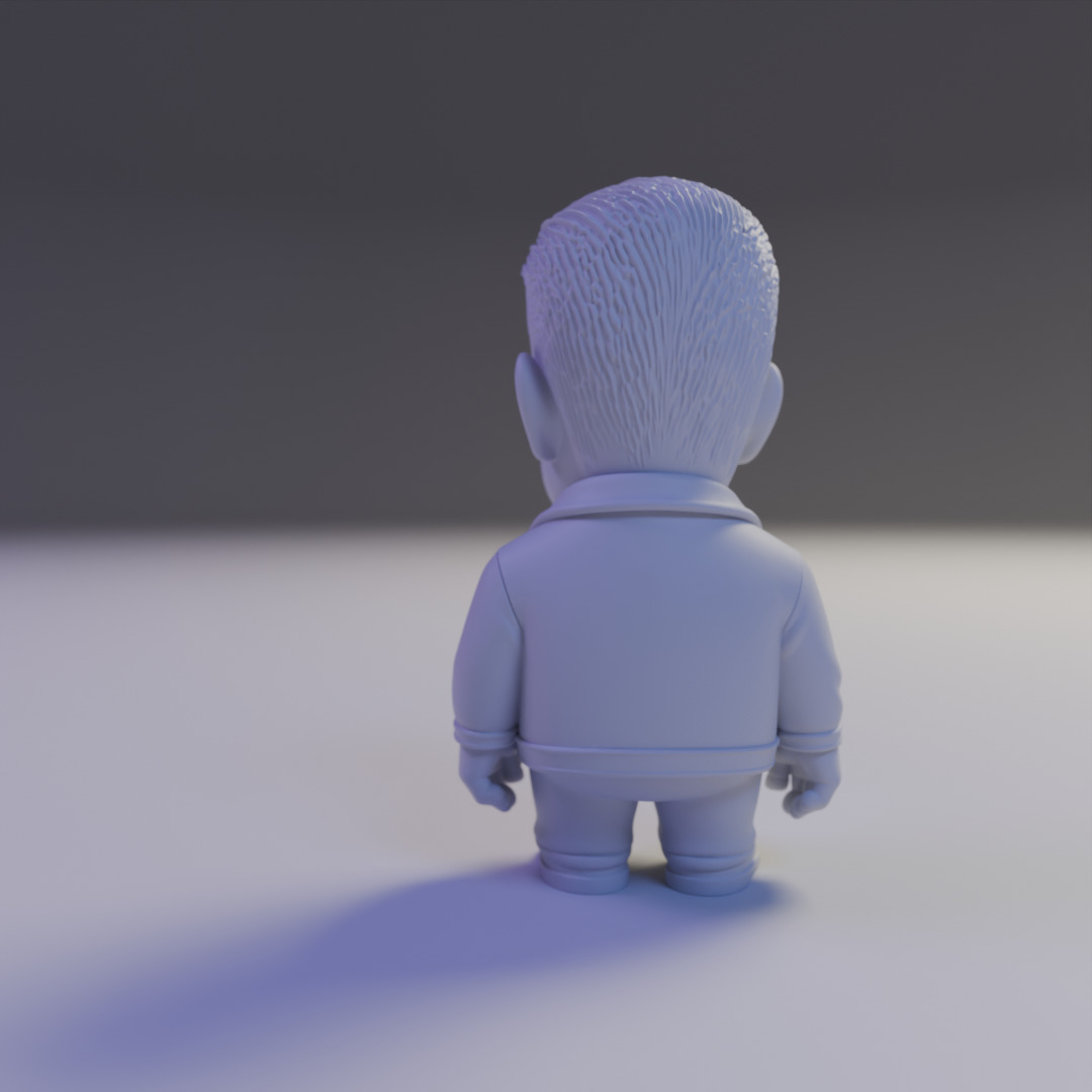 Adam Clayton chibi 3D print model_5