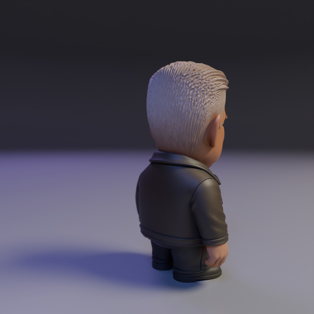 Adam Clayton chibi 3D print model_14