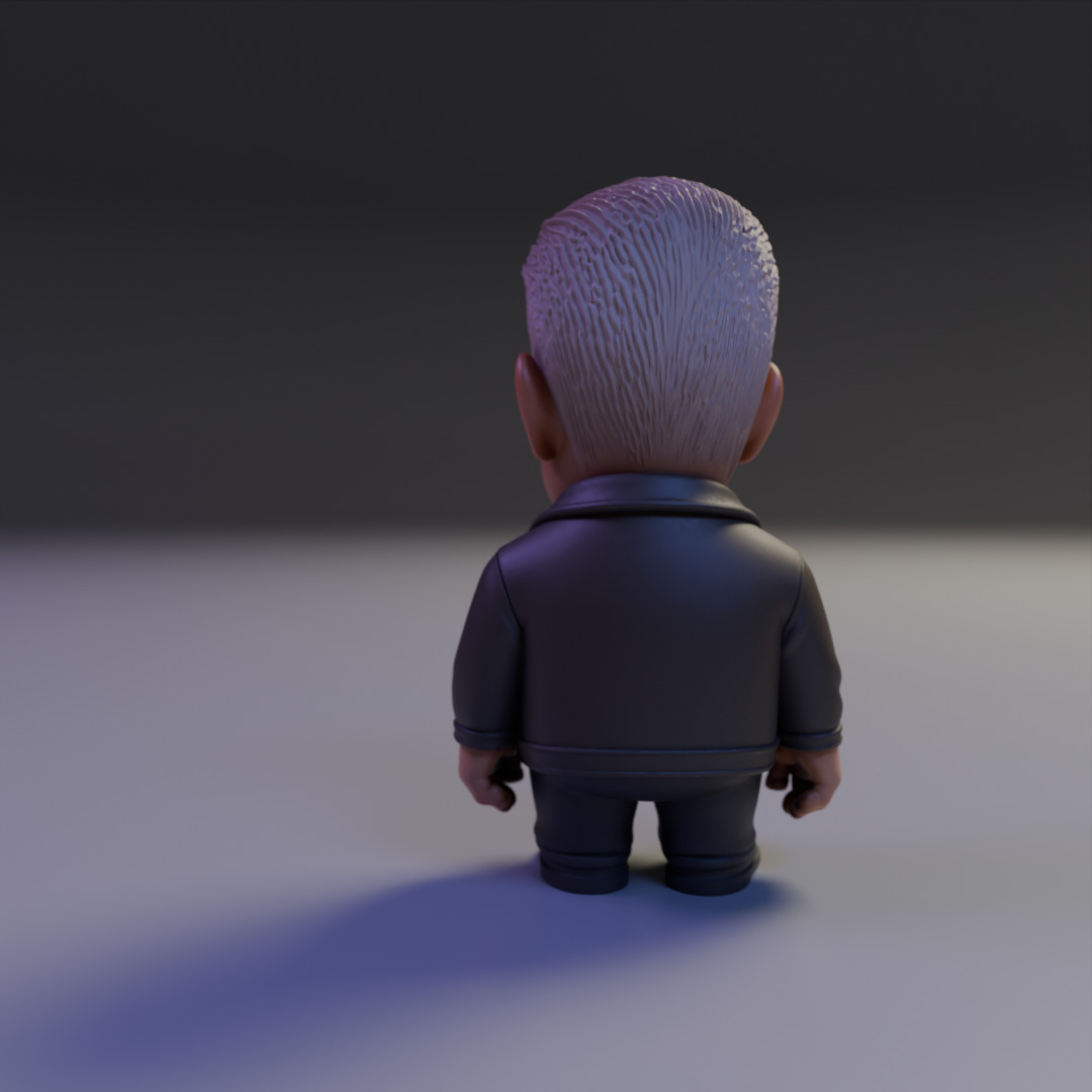 Adam Clayton chibi 3D print model_6