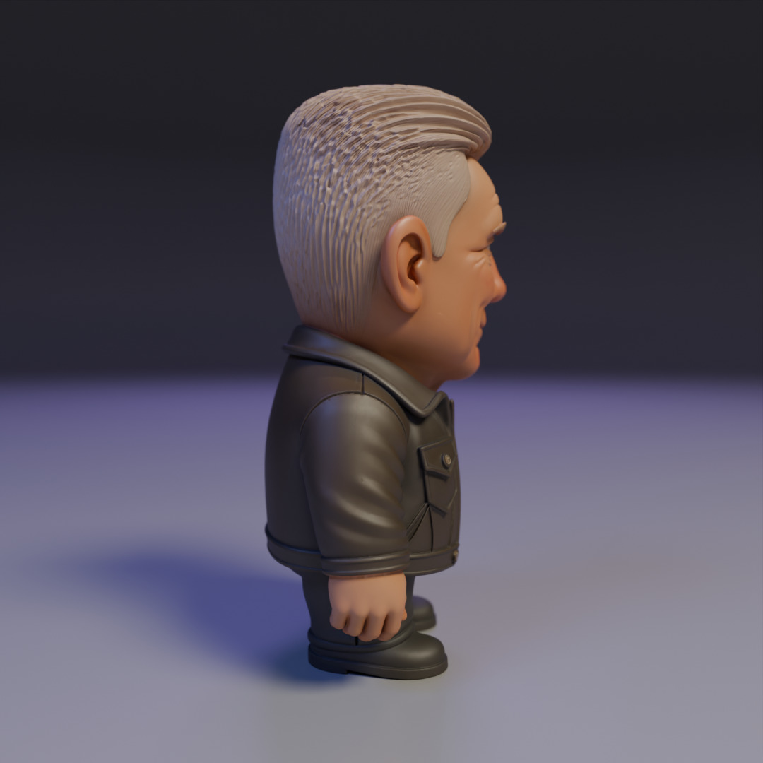 Adam Clayton chibi 3D print model_2